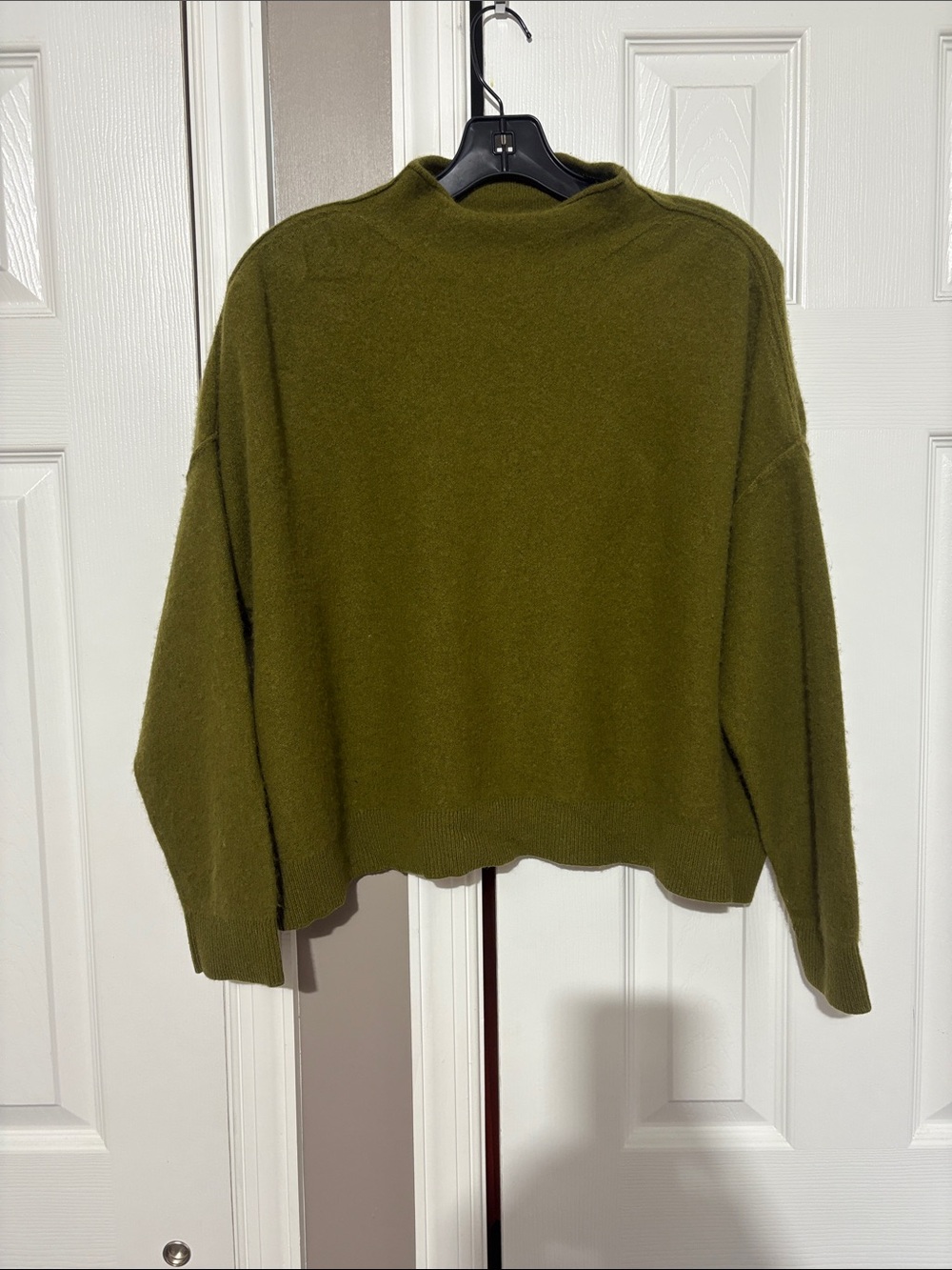 Pilcro Olive Green Turtleneck-Style Sweater